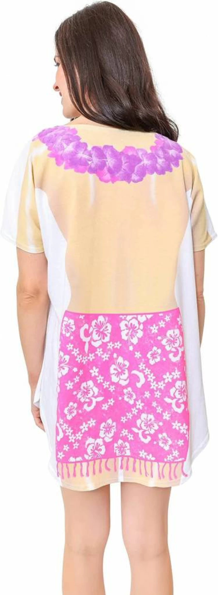 LA Imprints Funny Bikini Print T-Shirt Dress - Women's Beach Cover-Up, Unisex Bathing Suit Wrap
