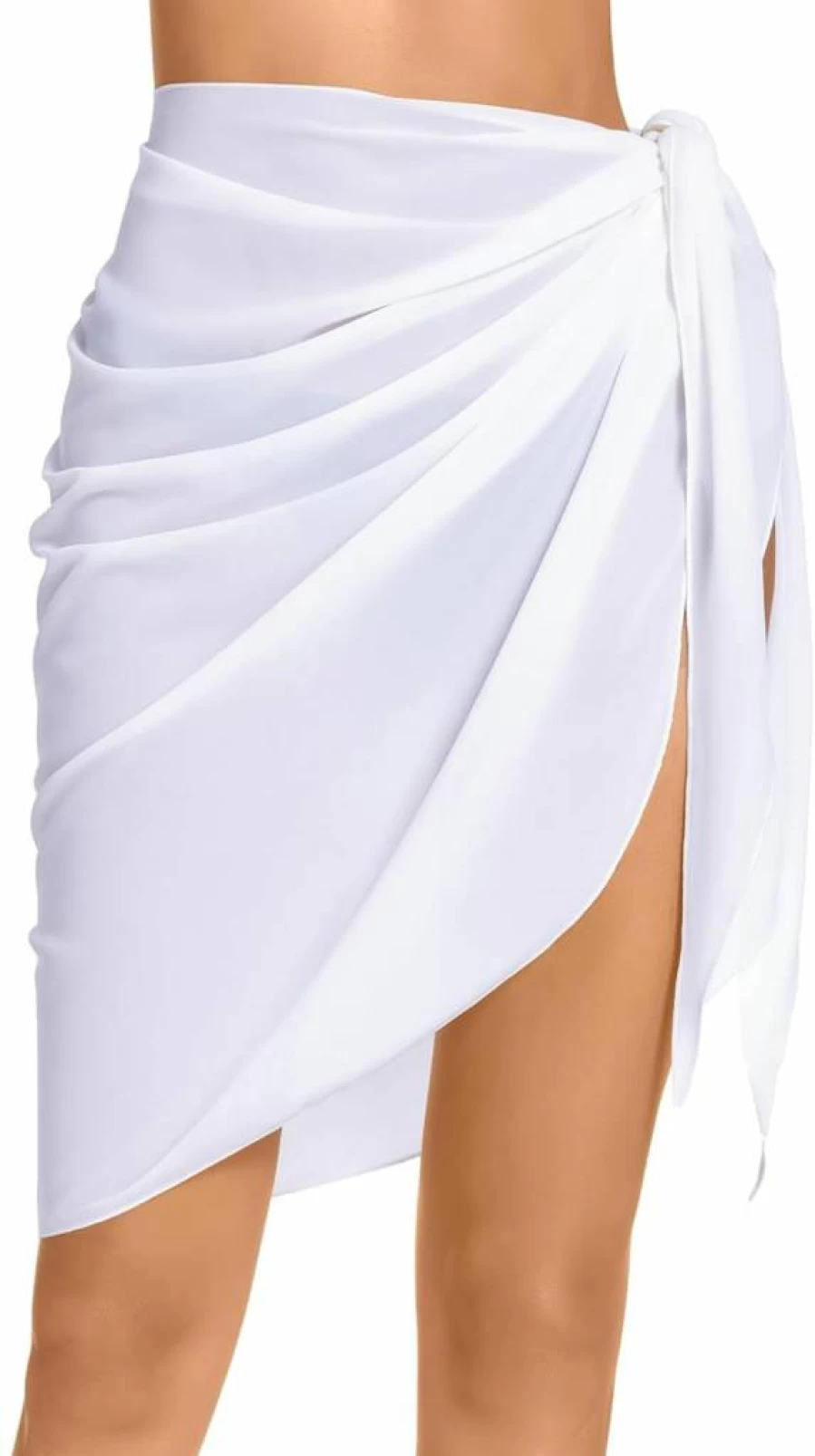 Lecieldusoir Women's Chiffon Beach Wrap Skirt - Lightweight Swimsuit Cover Up Sarong for Pool & Vacation