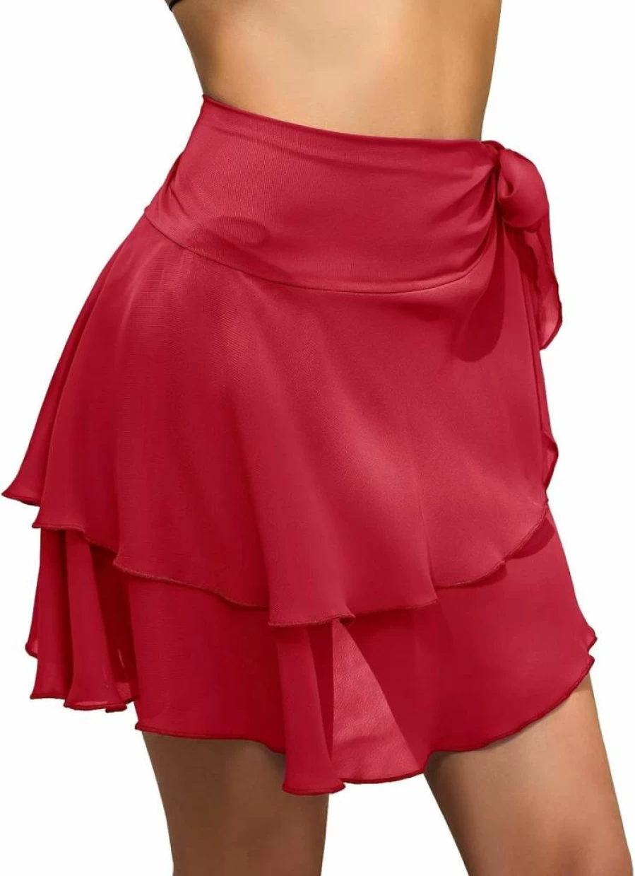 QIANXIZHAN Women's Beach Cover Up Sarong Wrap - Quick Dry Swim Skirt for Pool, Vacation & Tropical Outfits