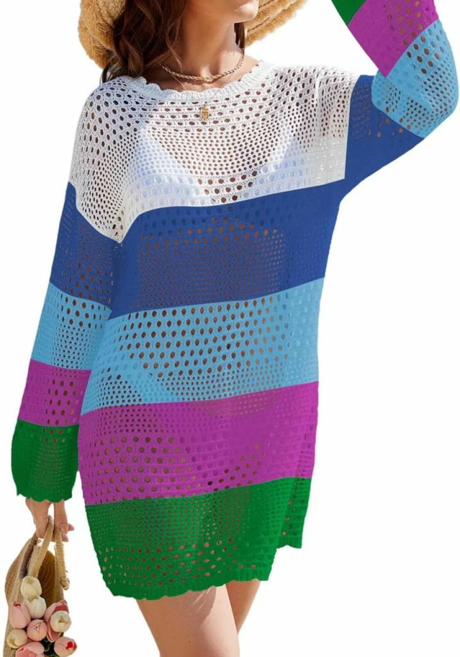 Buauty Women's Crochet Swim Cover Up Outfits - Stylish Beachwear for Summer