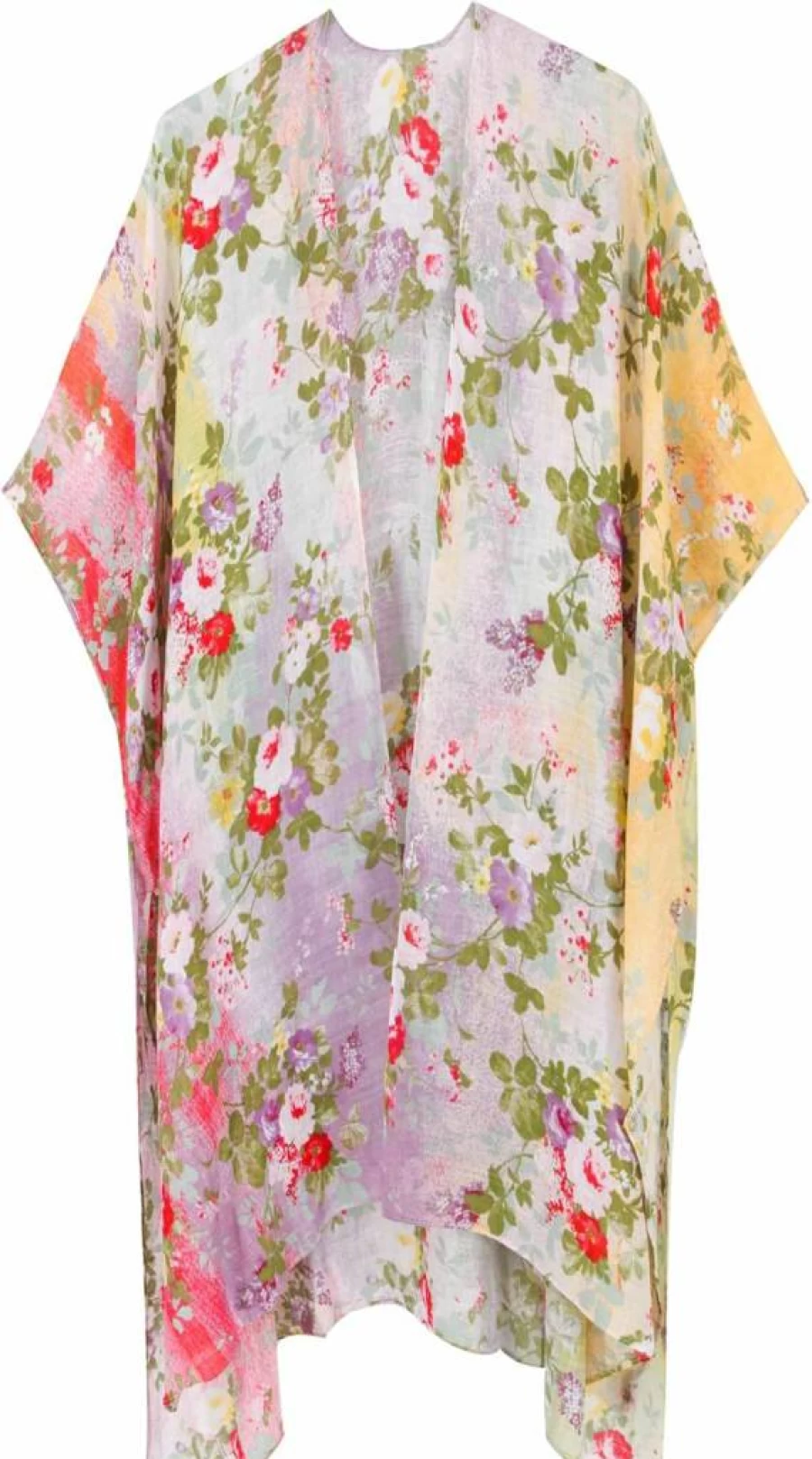 Beautiful Nomad Women's Floral Kimono Cover Up - Beach Cardigan for Summer Swimwear & Casual Wear