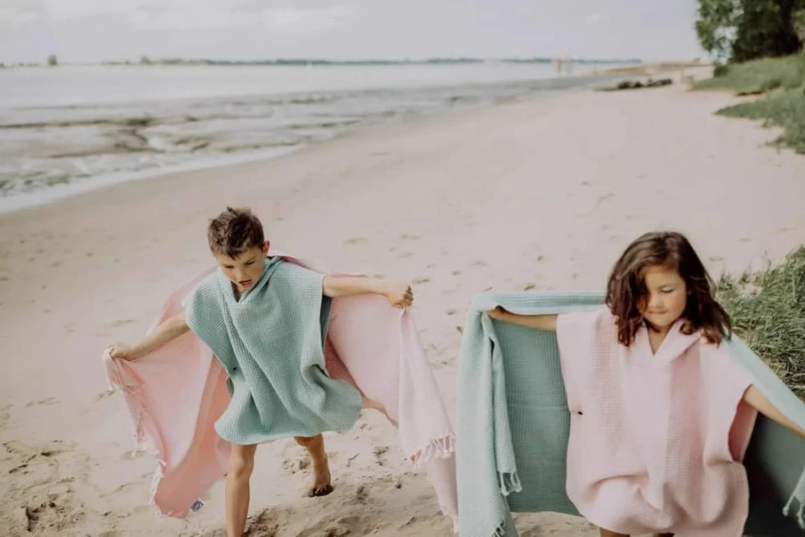 Citgeett Toddler Girls Swim Cover Up - Soft Beach Towel & Bathing Suit Cover for Summer, Essential Baby Beachwear