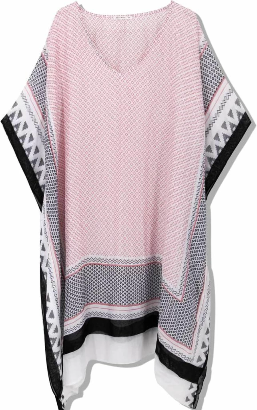 Moss Rose Women's Floral Beach Kaftan Cover Up - Lightweight Bathing Suit Wrap for Summer