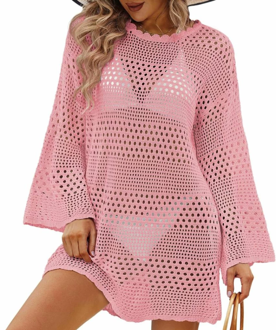 CoCozy Women's Crochet Beach Cover Up Dress - Knitted Bikini Swimsuit Coverup for Vacation & Summer Outfits 2025