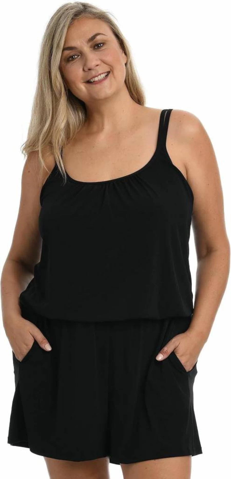 Maxine of Hollywood Women's One Piece Swimsuit - Stylish Romper for Beach & Pool