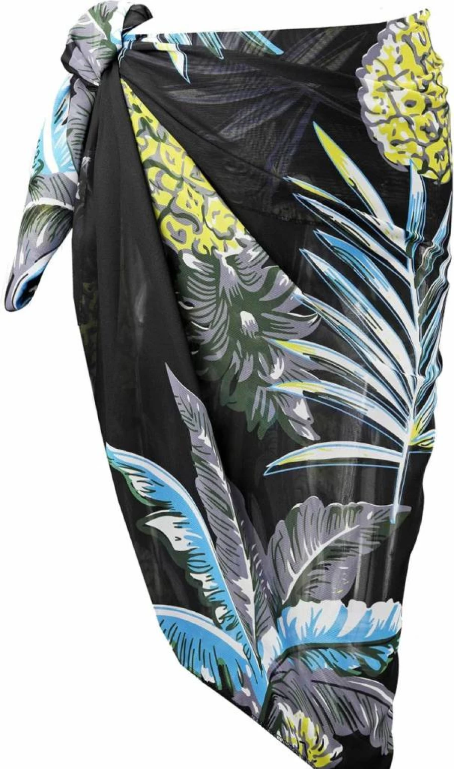 CHIC DIARY Women's Beach Cover Up - Flowy Chiffon Sarong Wrap Skirt for Swimwear