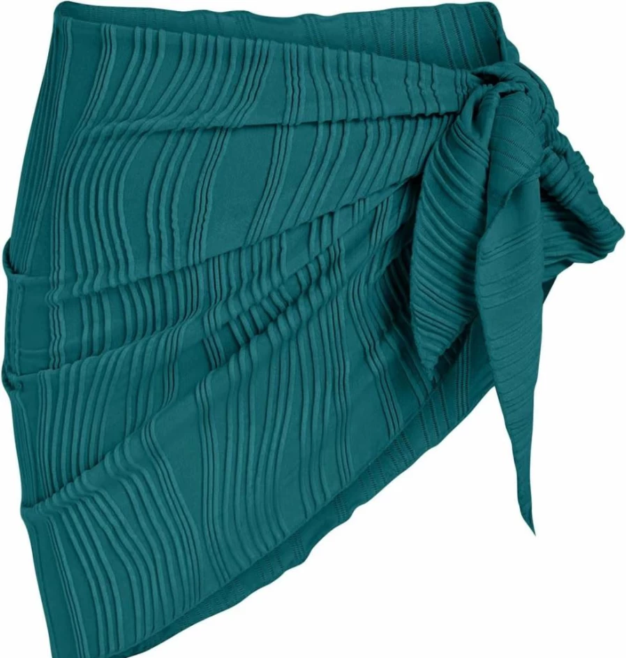 ZAFUL Women's Sheer Chiffon Beach Cover Up Sarong - Lightweight Bikini Wrap Swimwear Wrap for Summer