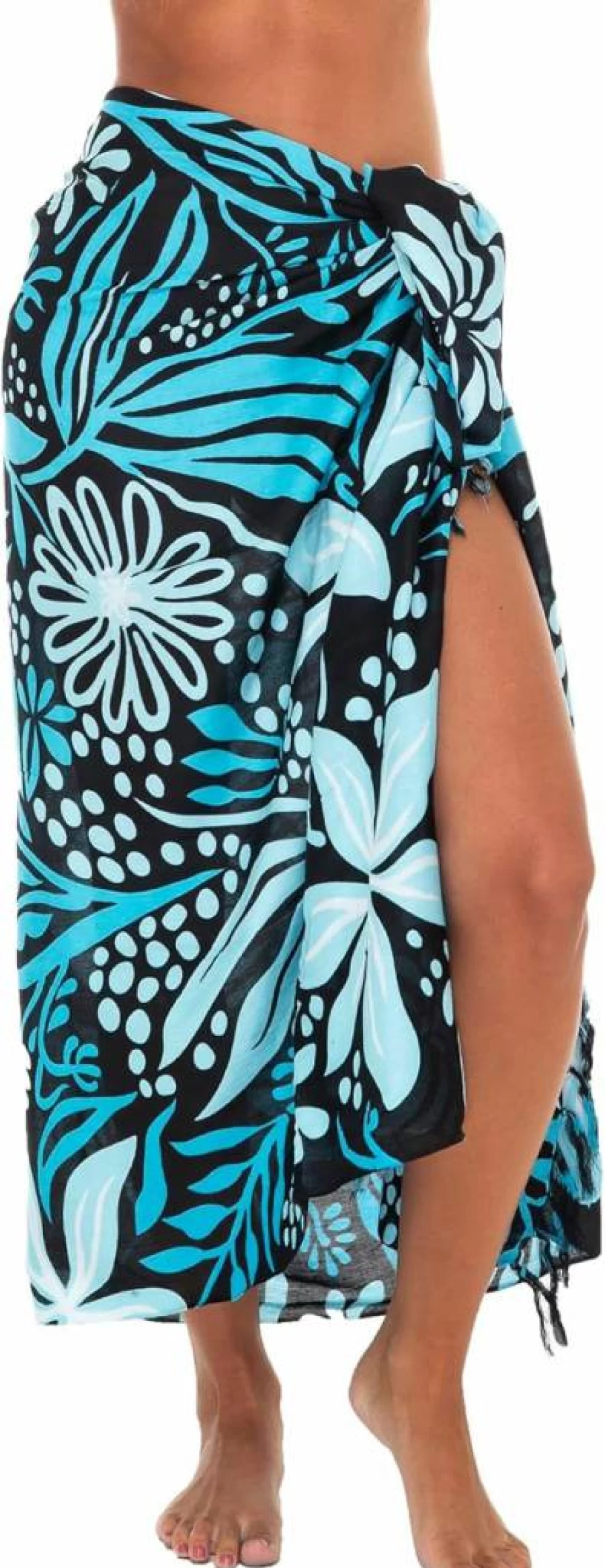 Back From Bali Women's Printed Sarong - Beach Cover Up, Swimsuit Wrap, Pareo Skirt for Vacation